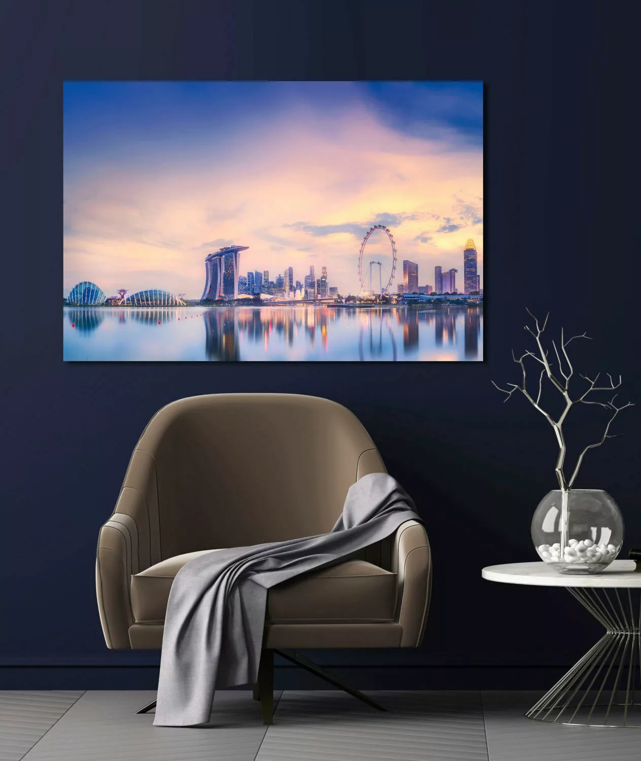 queence Acrylglasbild "Skyline London" günstig online kaufen