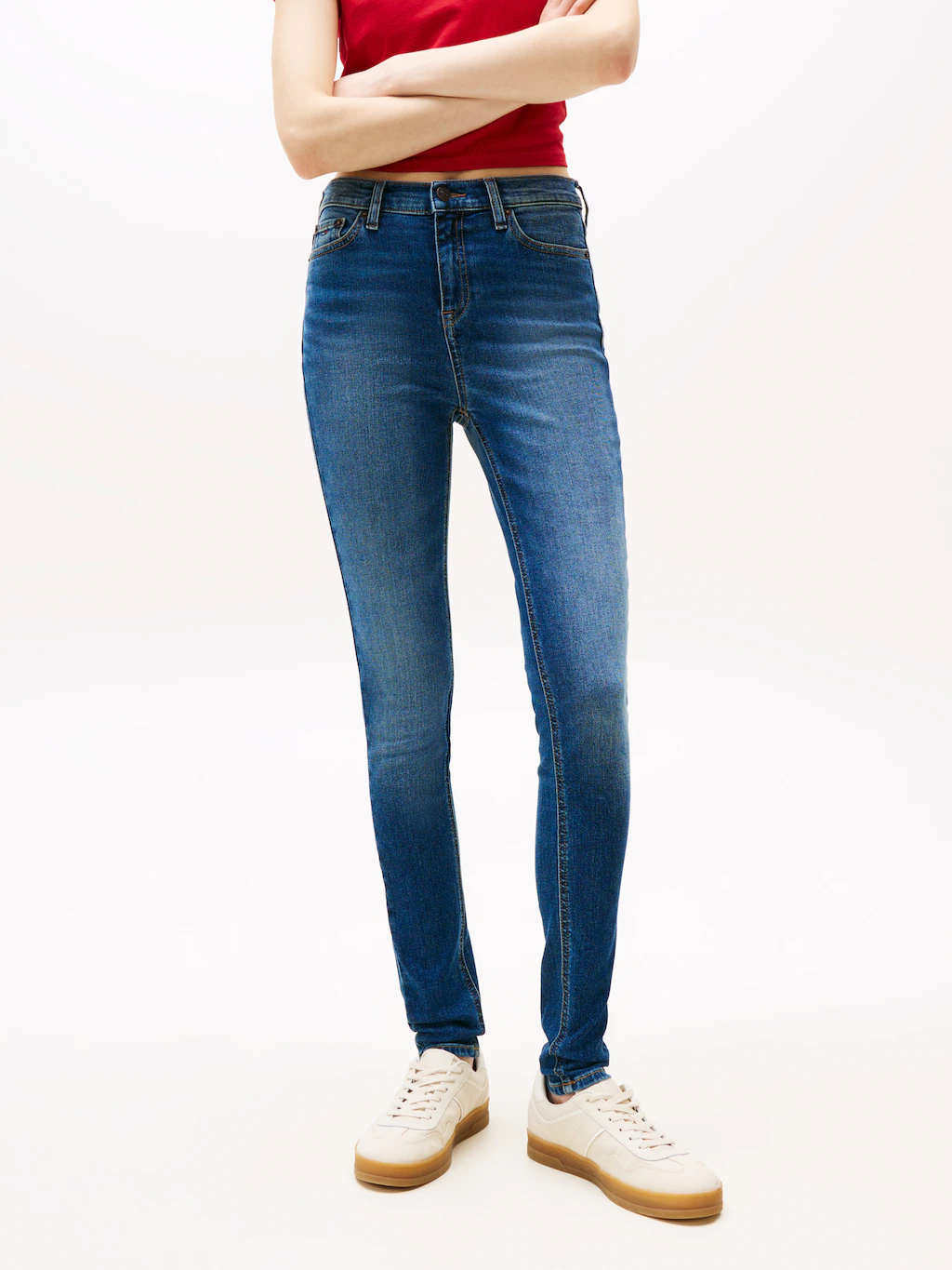Tommy Jeans Skinny-fit-Jeans "Nora Mid Rise Skinny Fit" günstig online kaufen