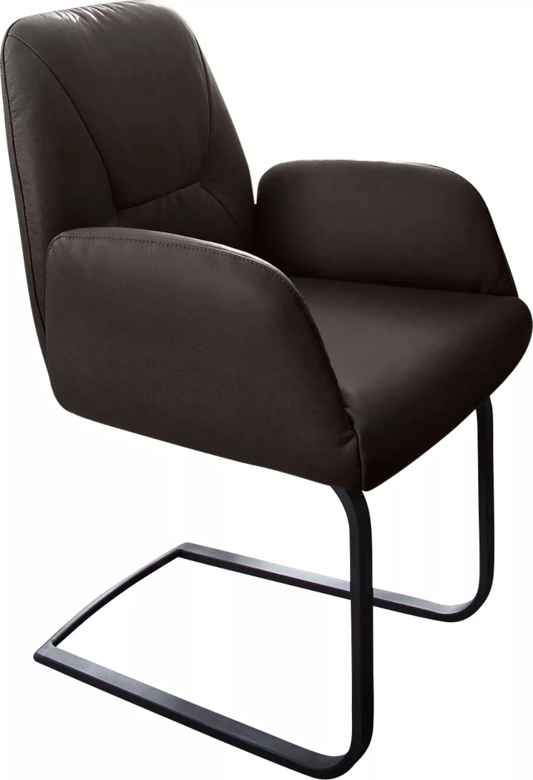W.SCHILLIG Freischwinger »ole«, Longlife Xtra-Leder Z59, Gestell in Schwarz günstig online kaufen