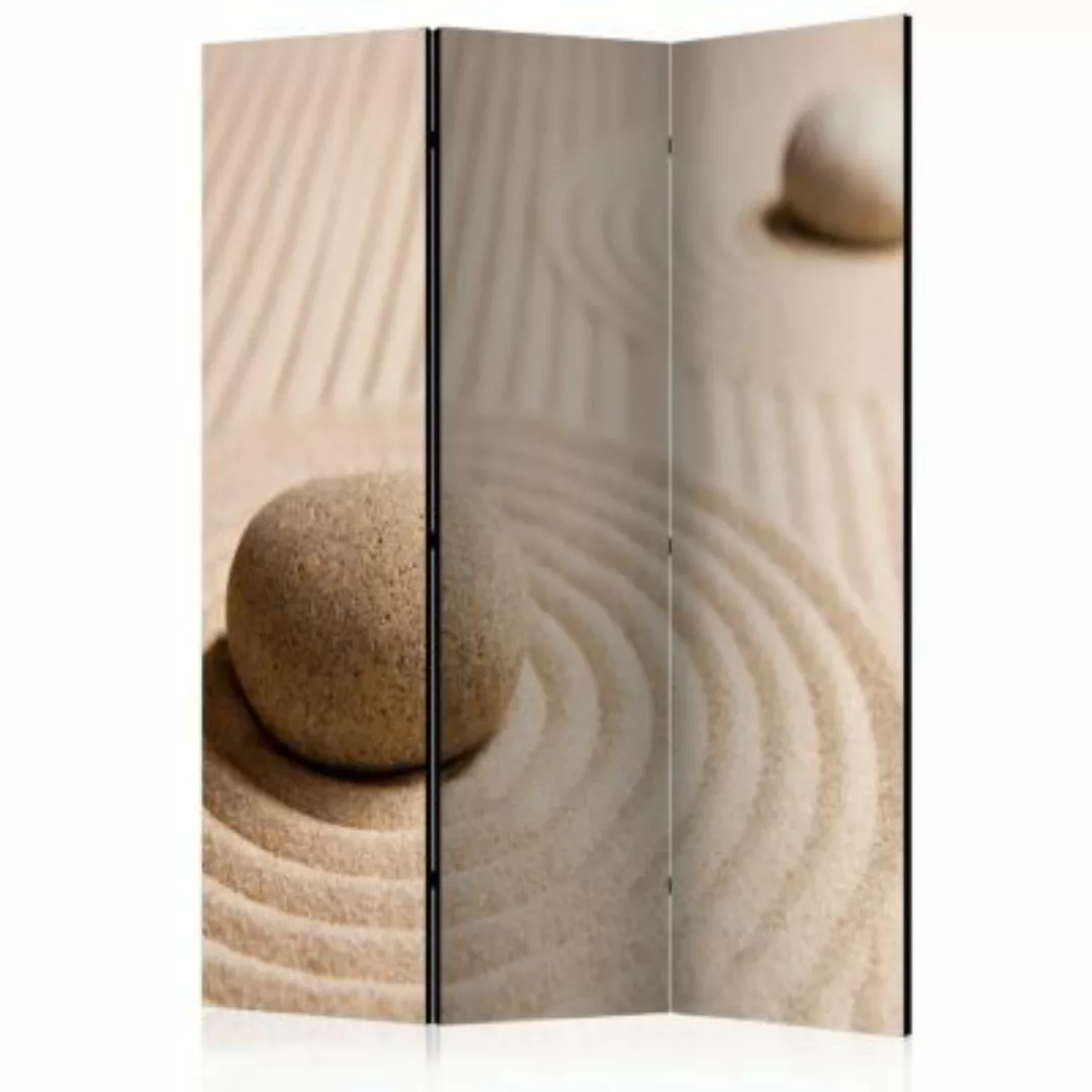 artgeist Paravent Sand and zen [Room Dividers] braun Gr. 135 x 172 günstig online kaufen