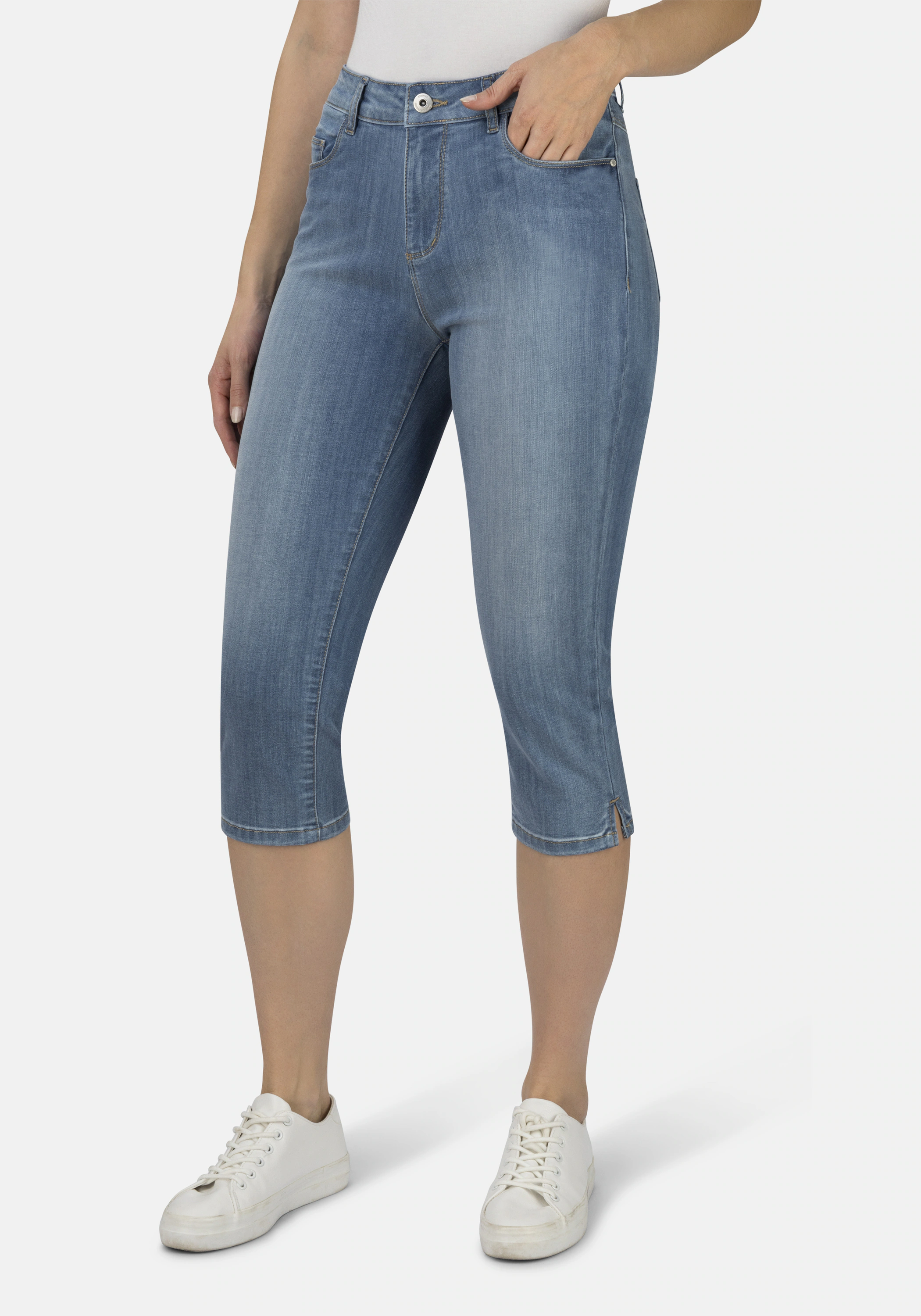 STOOKER WOMEN 7/8-Jeans Tahiti Denim Capri Slim Fit Capri Slim Fit Casual C günstig online kaufen