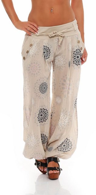 malito more than fashion Haremshose 3481 Pumphose Aladinhose mit Print Einh günstig online kaufen