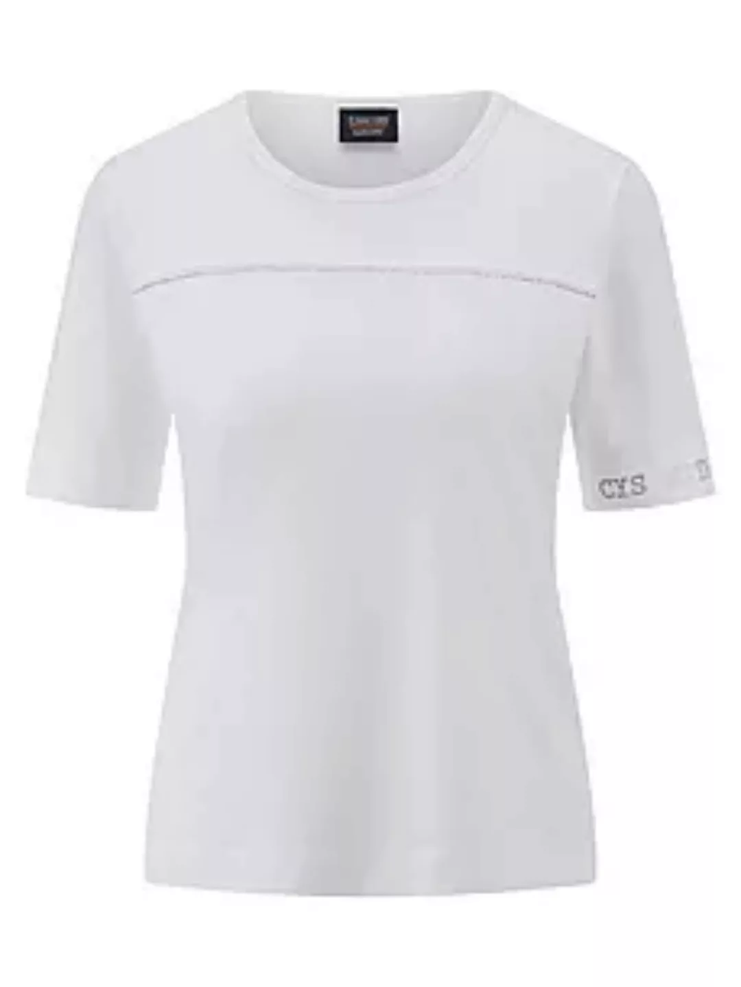 T-Shirt Rundhals-Ausschnitt Canyon weiss günstig online kaufen