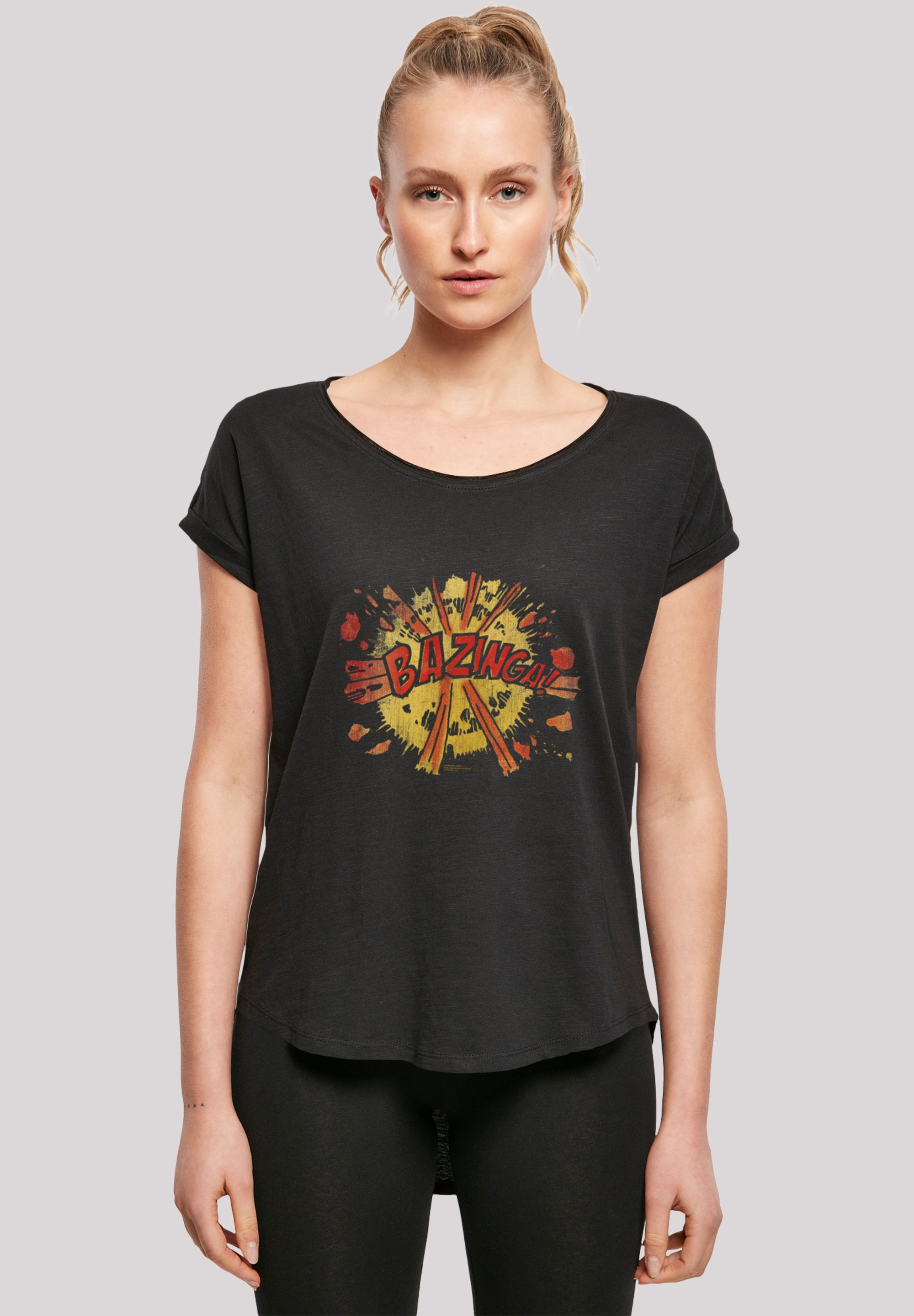 F4NT4STIC T-Shirt "Big Bang Theory TV Serie Bazinga Explosion", Print günstig online kaufen