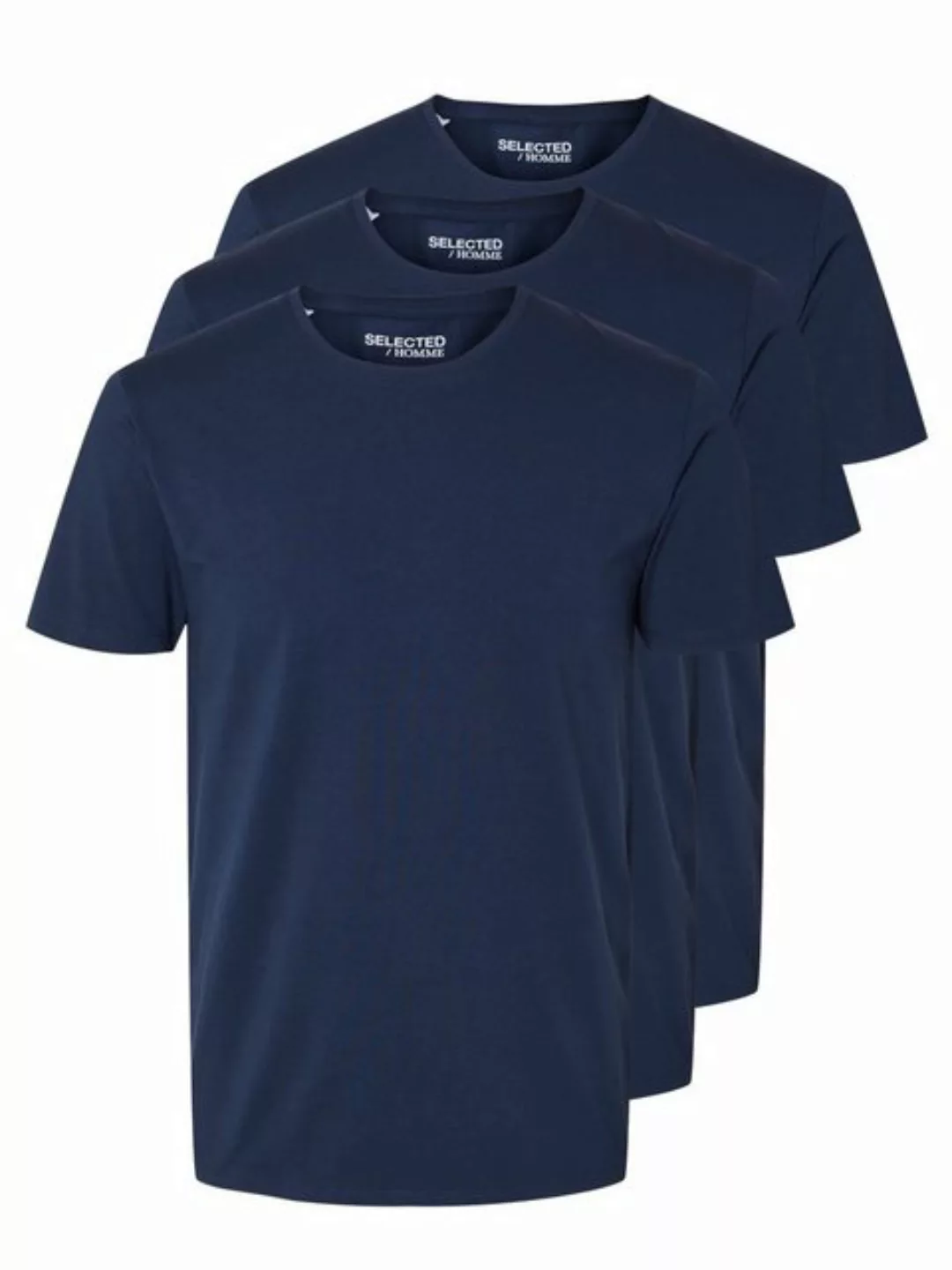 SELECTED HOMME T-Shirt SLHROLAND SS O-NECK TEE 3-PACK NOOS günstig online kaufen