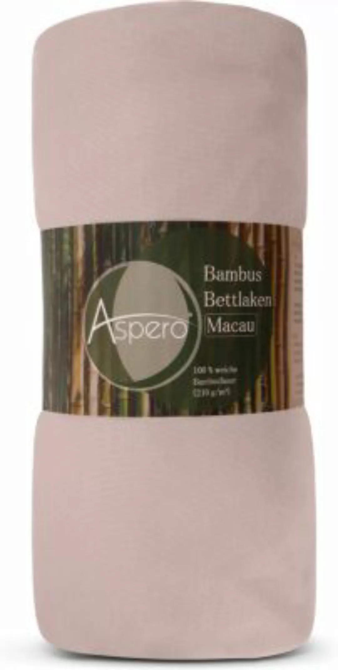 Aspero® Bambus Spannbettlaken Macau Bettlaken rosa Gr. 180-200 x 200 günstig online kaufen
