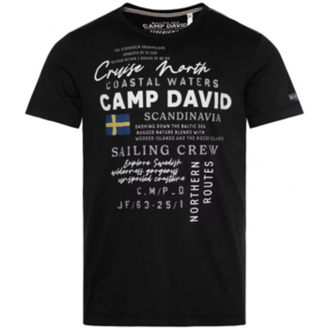 Camp David  T-Shirt T-Shirt CRUISE NORTH Kurzarmshirt günstig online kaufen