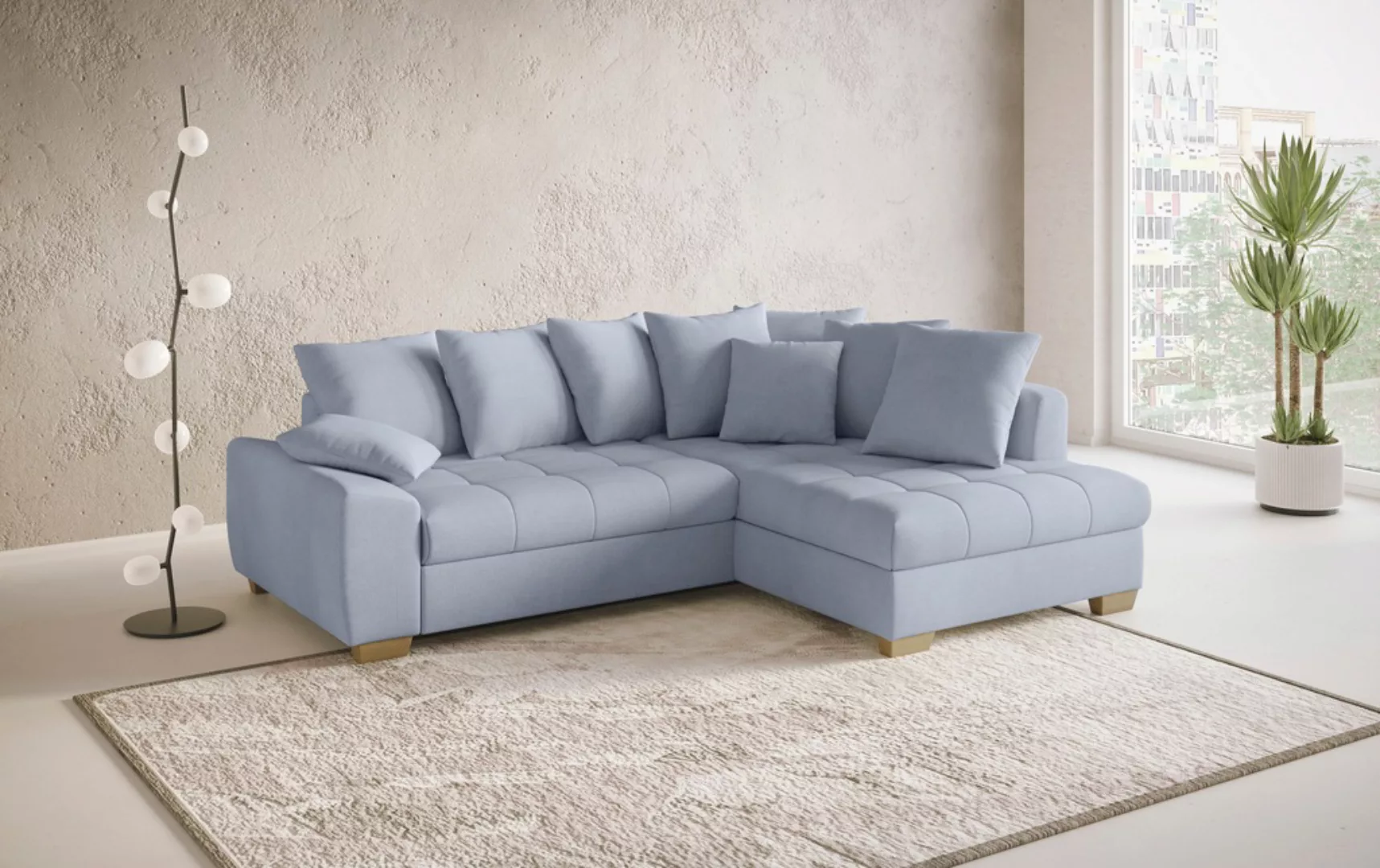 Mr. Couch Ecksofa »Nikita II, L-Form«, Wahlweise mit Bettfunktion, Bettkast günstig online kaufen