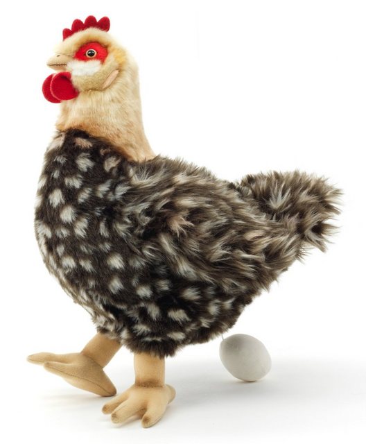 Uni-Toys Kuscheltier Henne mit Ei - versch. Farben - 37 cm (Höhe) - Plüsch- günstig online kaufen