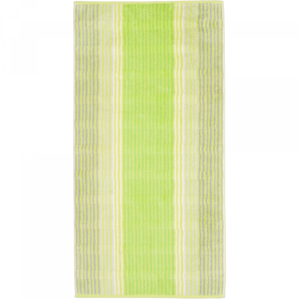 Cawö - Noblesse Cashmere Streifen 1056 - Farbe: kiwi - 45 - Handtuch 50x100 günstig online kaufen