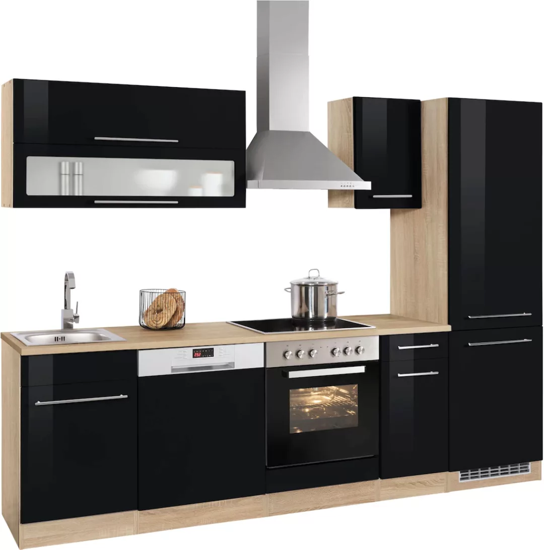 HELD MÖBEL Küchenzeile "Eton", mit E-Geräten, Breite 270 cm günstig online kaufen