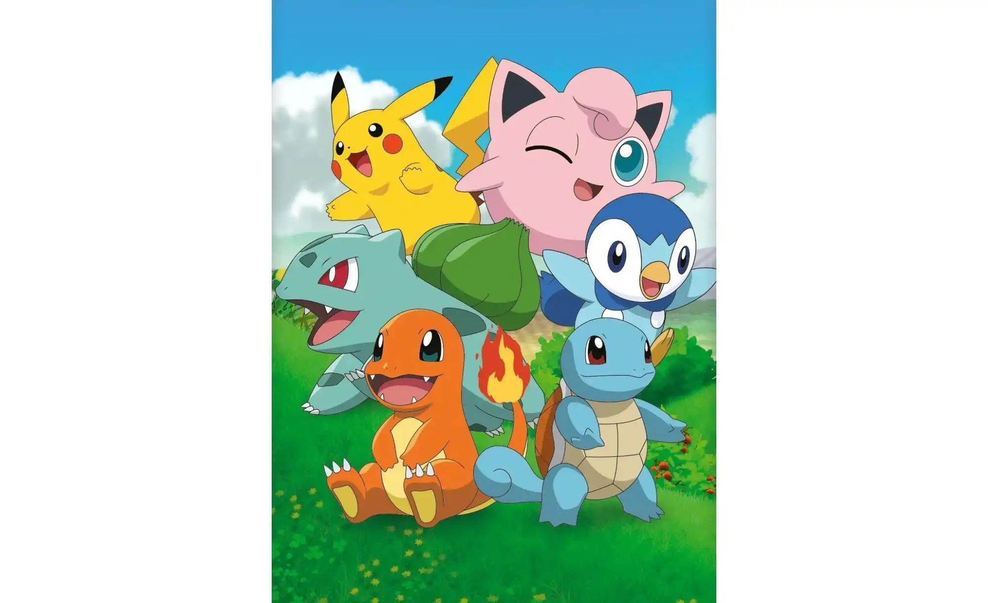 Baumwoll Wende Bettwäsche Pokémon Renforce Multi Baumwolle B/L: ca. 135x200 günstig online kaufen