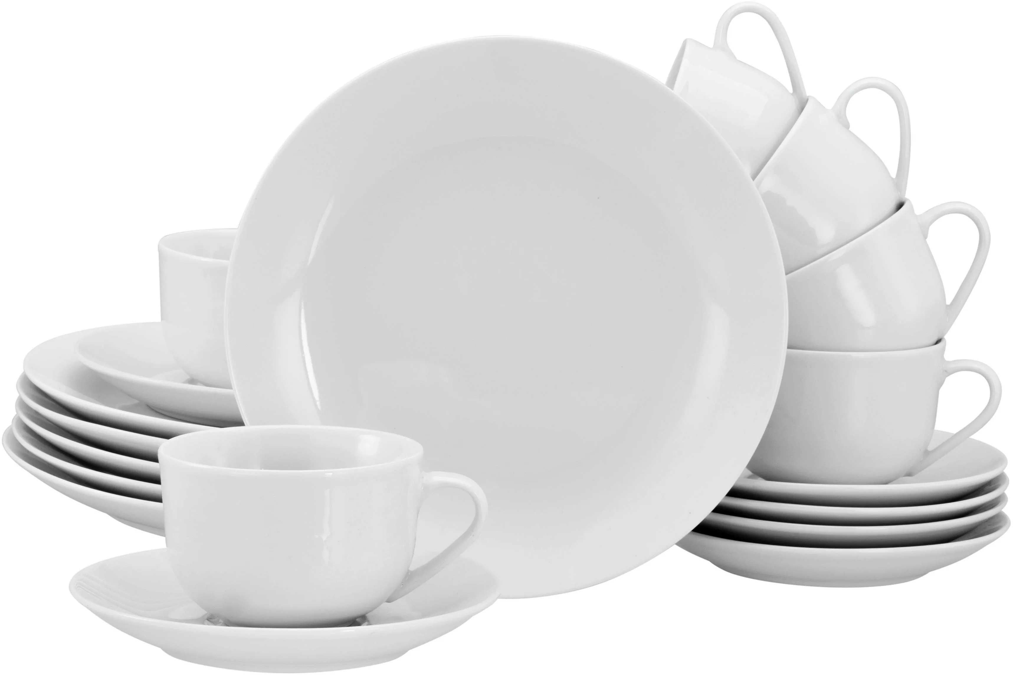 my home Kaffeeservice »Angi«, (Set, 18 tlg., 6 Tassen, 6 Untertassen, 6 Des günstig online kaufen