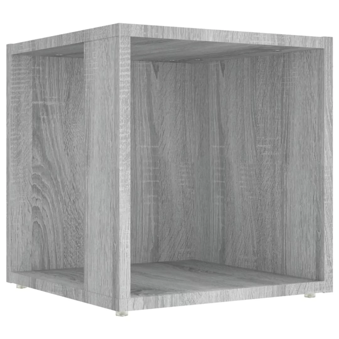 Vidaxl Beistelltisch Grau Sonoma 33x33x34,5 Cm Holzwerkstoff günstig online kaufen