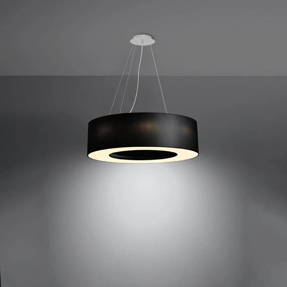 famlights | Pendelleuchte Shania in Schwarz E27 6-flammig 220x700mm günstig online kaufen