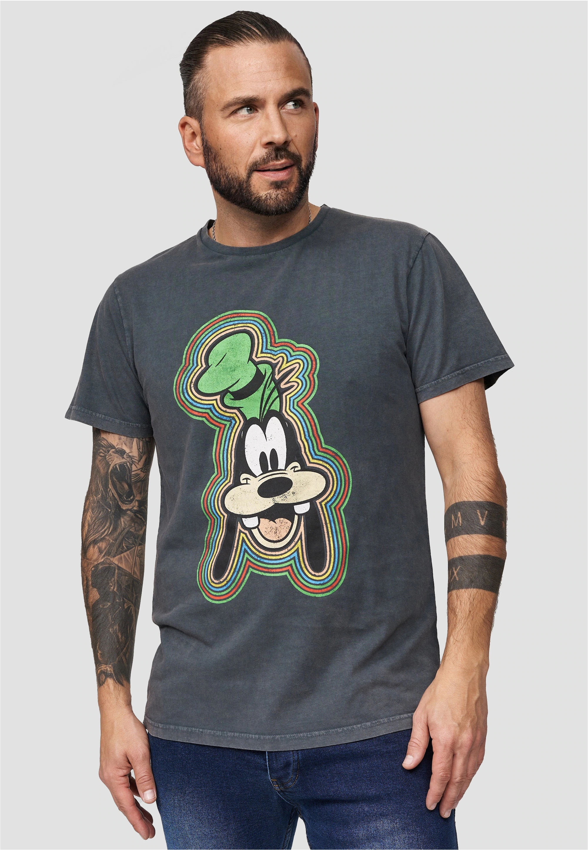 Recovered T-Shirt "Disney Goofy Outline", im zeitlosen Design günstig online kaufen