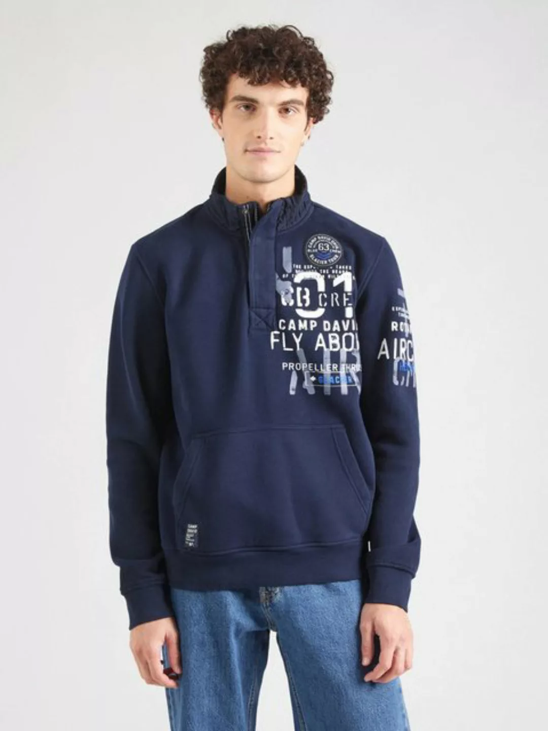 CAMP DAVID Sweatshirt (1-tlg) günstig online kaufen