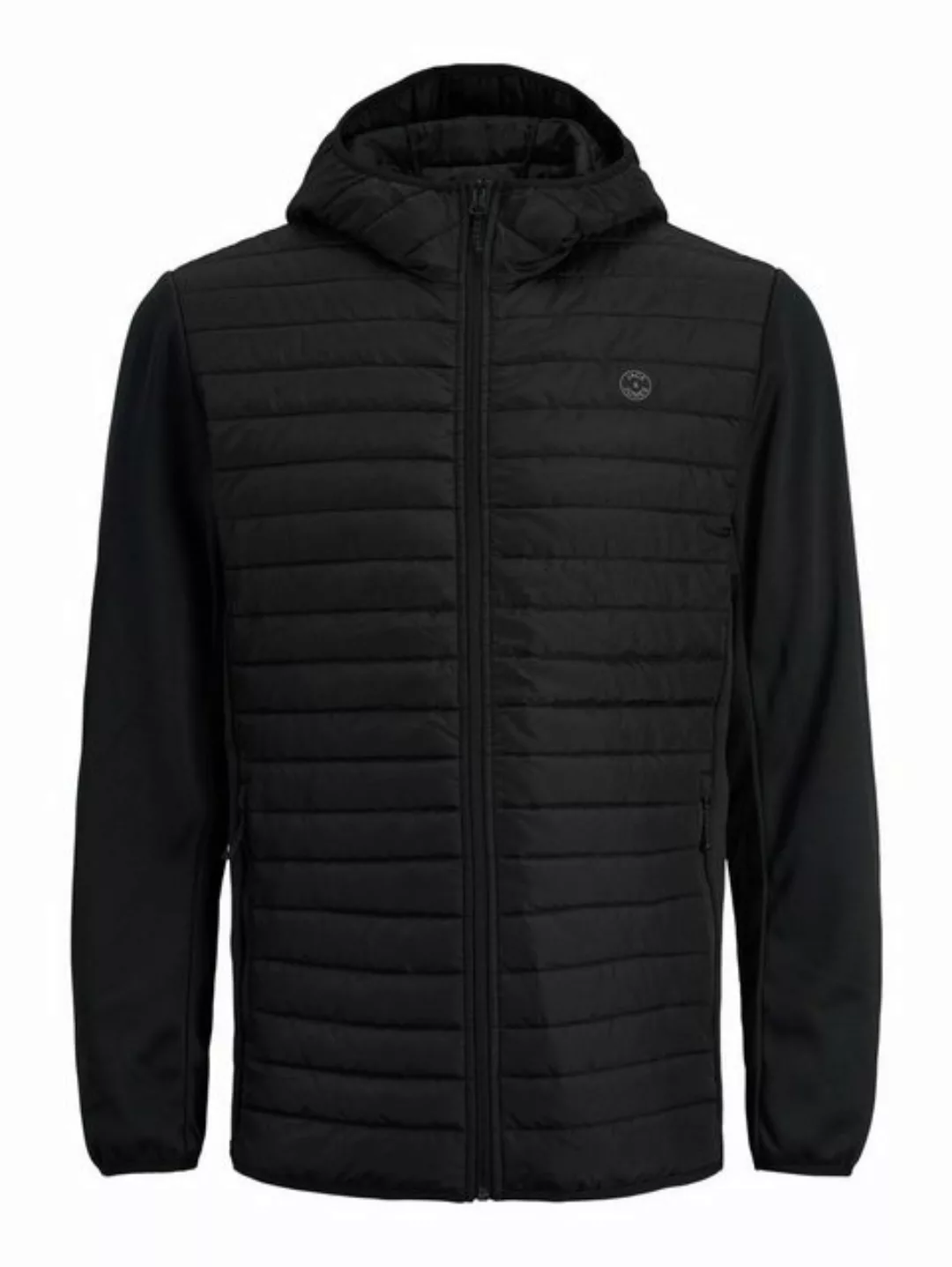 Jack & Jones Blouson Softshell Stepp Jacke mit Kapuze JJEMULTI 6245 in Schw günstig online kaufen