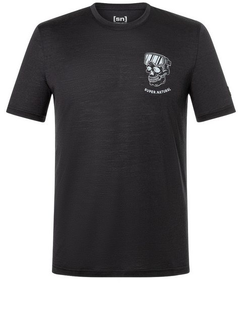 SUPER.NATURAL T-Shirt für Herren, Merino WAITING FOR SNOW Winter Motiv, atm günstig online kaufen