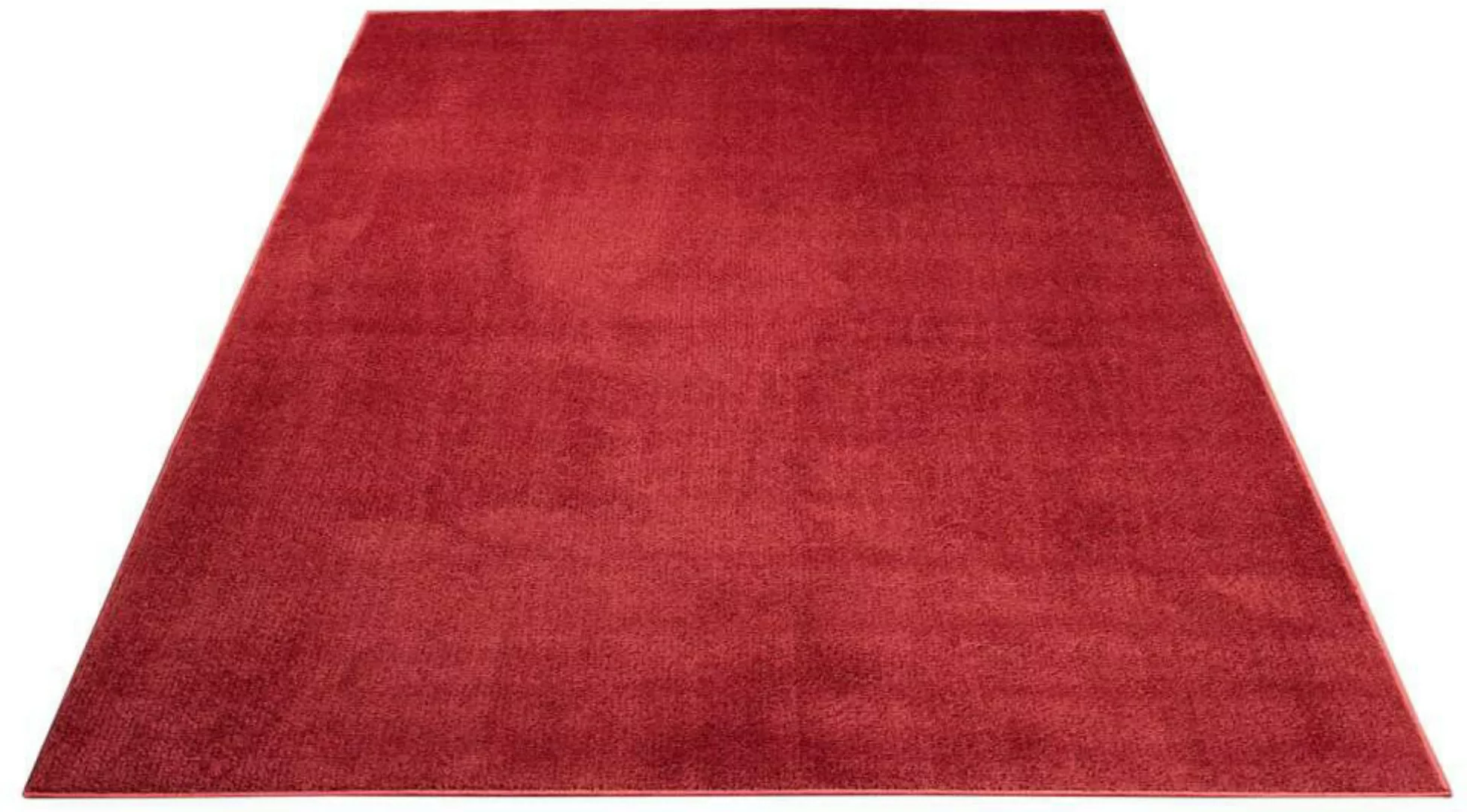 Carpet City Läufer »Softshine 2236«, rechteckig, Hochflor, Uni-Farben, beso günstig online kaufen