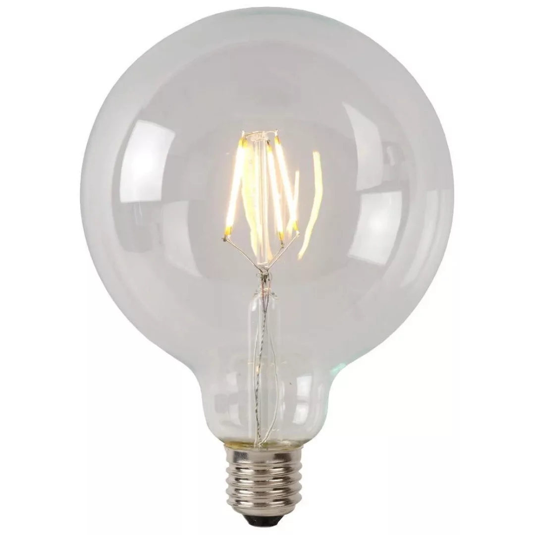 LED Leuchtmittel E27 Globe - G125 in Transparent 7W 1300lm dimmbar Viererpa günstig online kaufen