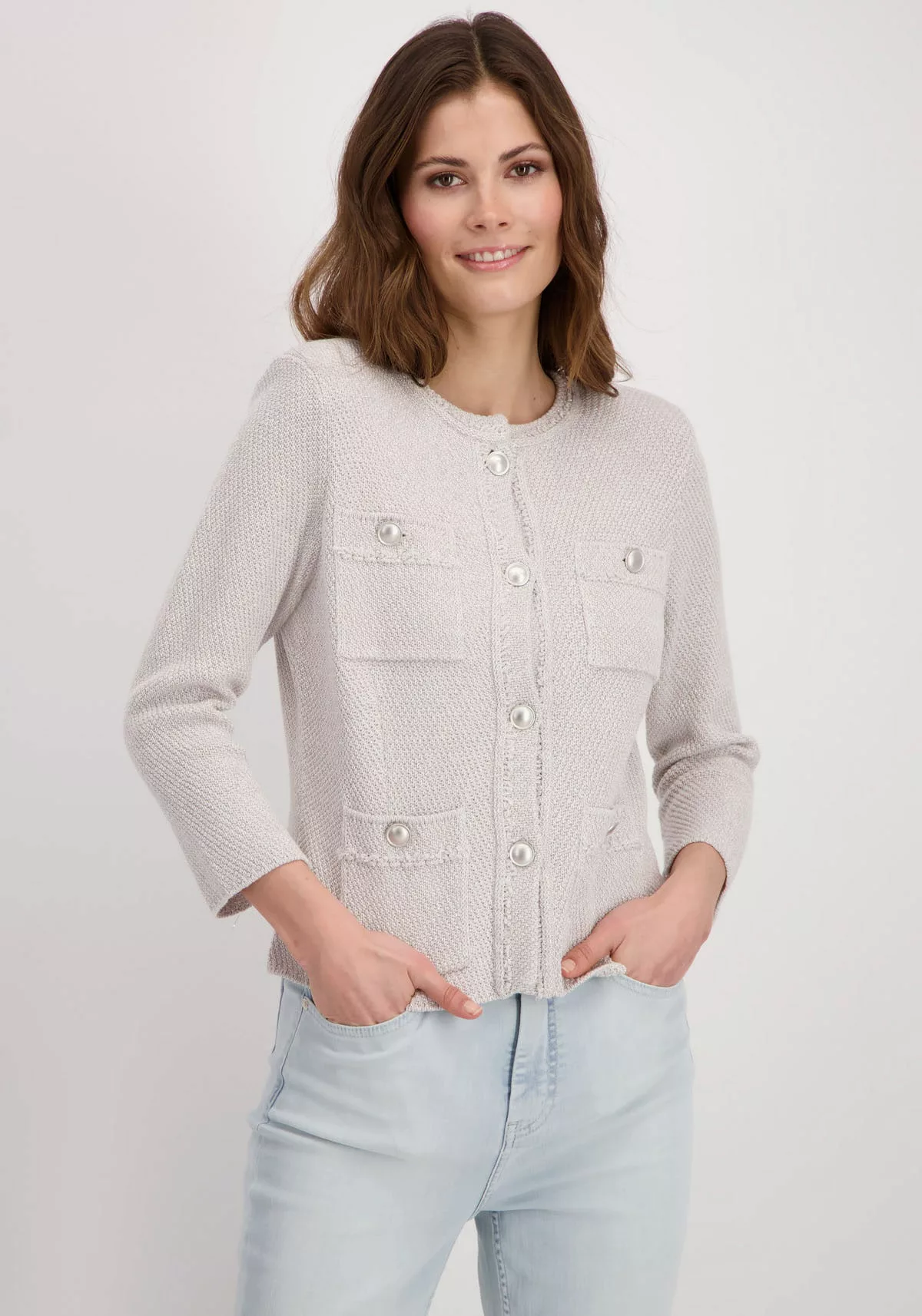 Monari Strickjacke MONARI / Da.Strickjacke, Poncho / Strickjacke günstig online kaufen