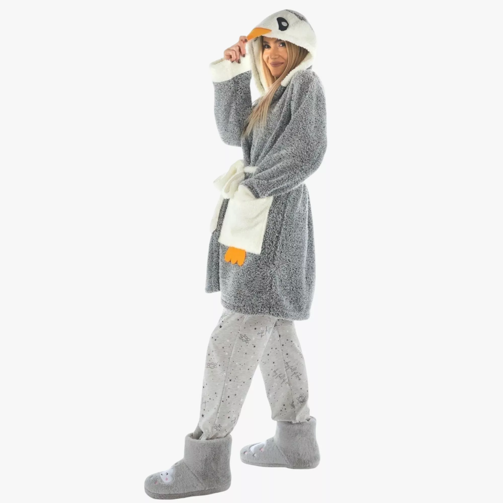 fashionshowcase Bademantel Unisex mit Kapuze aus günstig online kaufen
