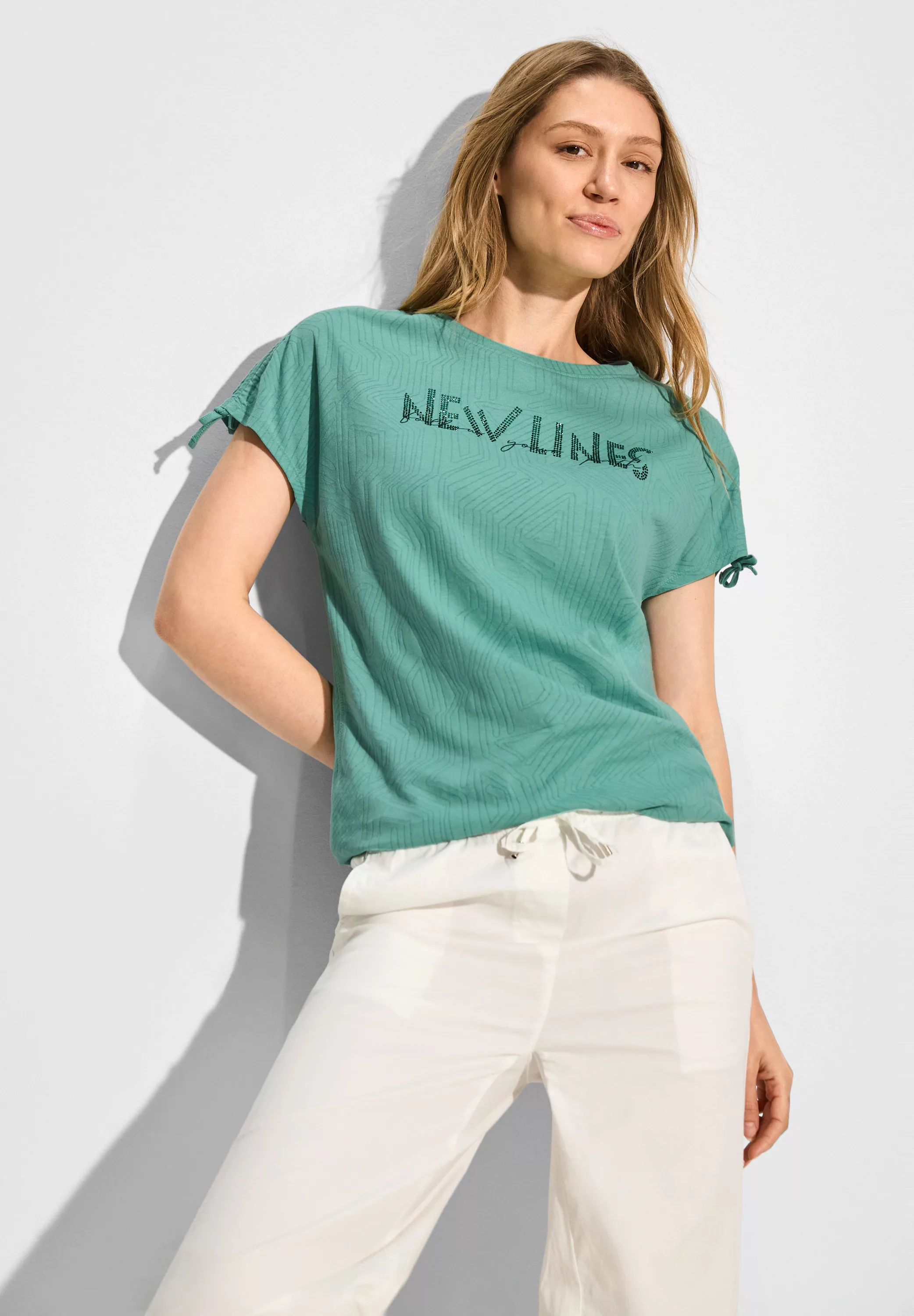 Cecil T-Shirt, mit Burn-Out Muster günstig online kaufen