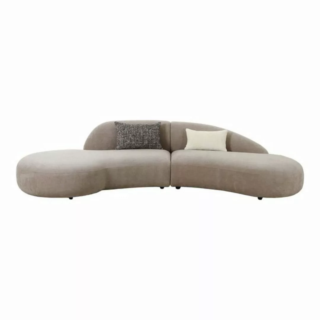 ebuy24 Sofa Venice Sofa mit 2 Kissen natur. günstig online kaufen