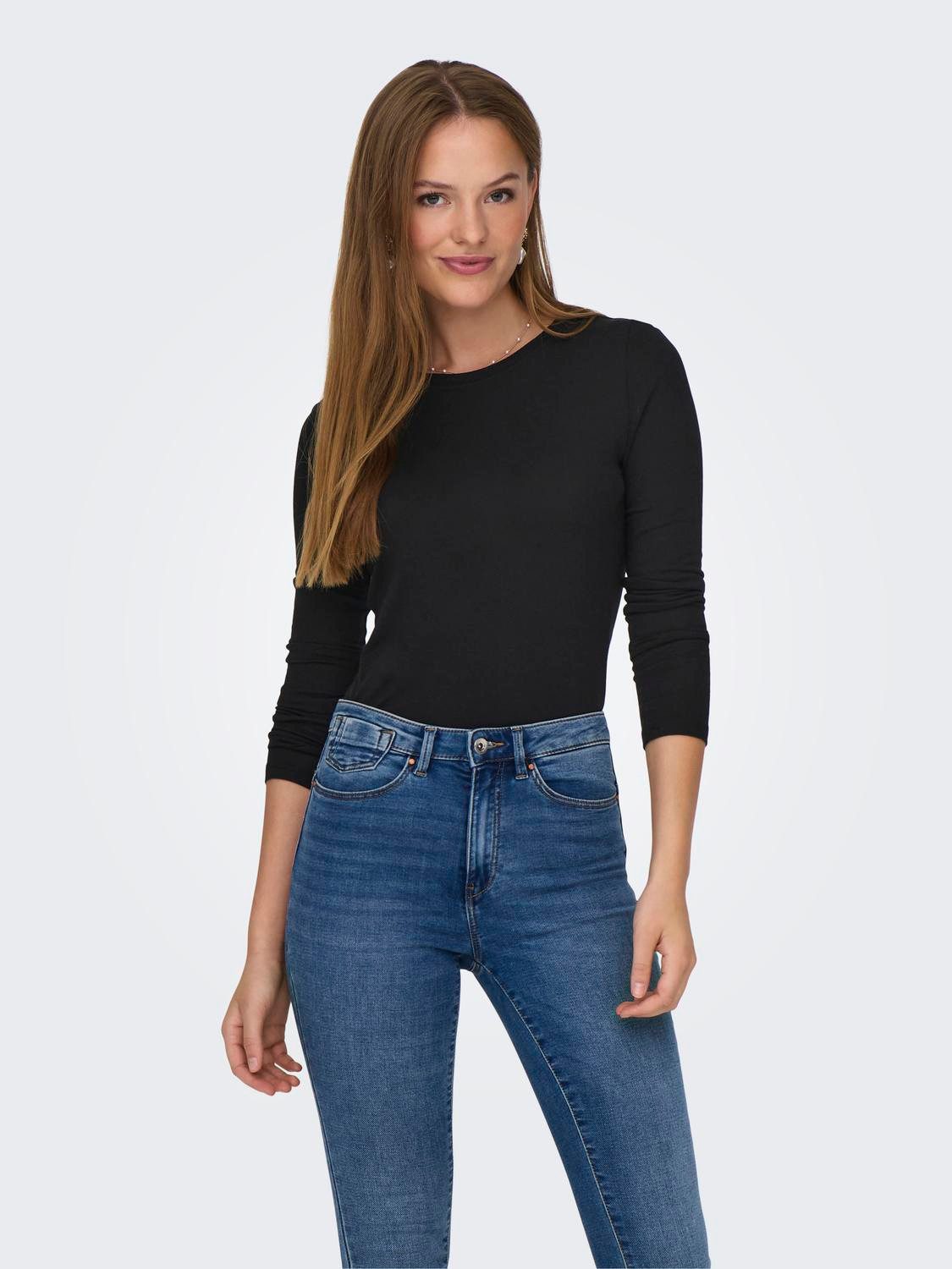 JDY Langarmshirt JDYSUMA WOOLBLEND L/S ONECK günstig online kaufen