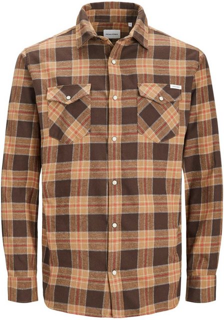 Jack & Jones Langarmhemd JJSHERIDAN FALL CHECK SHIRT LS mit Brusttaschen günstig online kaufen