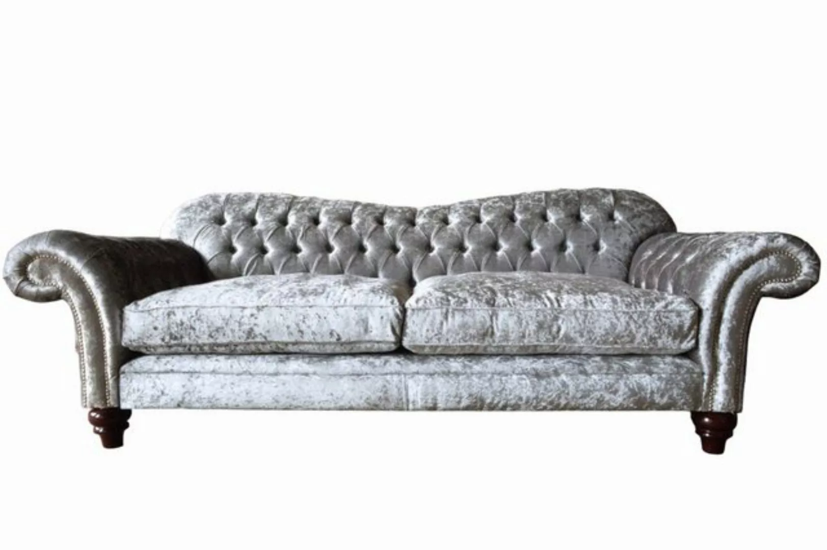 JVmoebel Chesterfield-Sofa GROSSES HANDGEFERTIGTES 3-SITZER CHESTERFIELD-SO günstig online kaufen