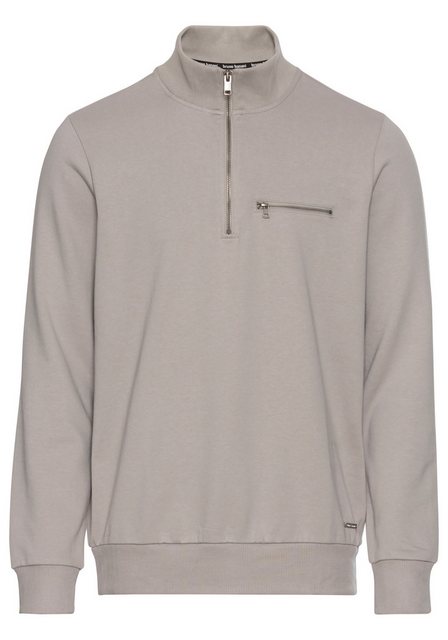 Bruno Banani Sweatshirt mit Troyer Kragen - NEUE KOLLEKTION günstig online kaufen