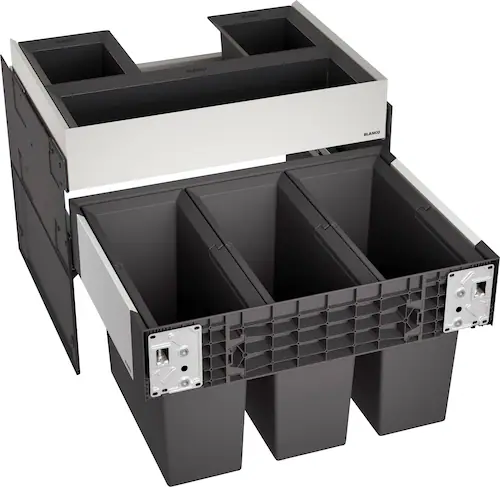 Blanco Mülltrennsystem »Select II 60/3 Orga«, 3 Behälter, Kunststoff, Stahl günstig online kaufen