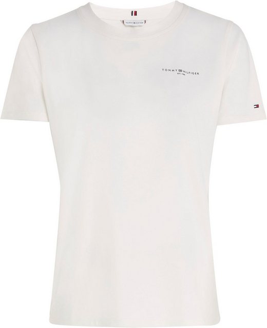 Tommy Hilfiger Curve T-Shirt CRV 1985 REG MINI CORP C-NK SS Große Größen günstig online kaufen