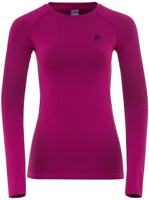 Odlo Langarmshirt PERFORMANCE WARM FESTIVAL FUCHSIA - BLACK günstig online kaufen