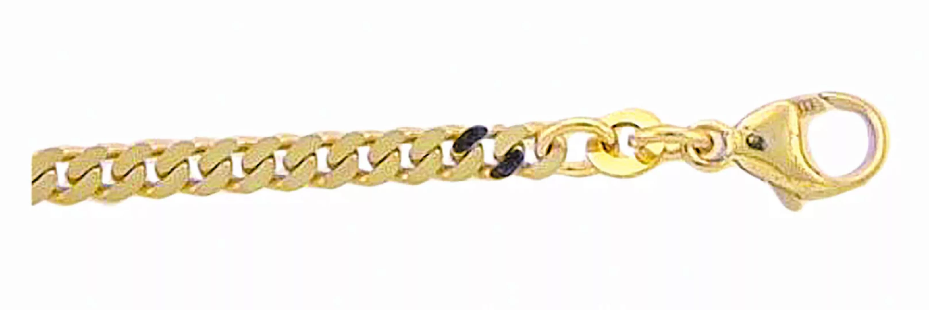 Adelia´s Goldarmband "Damen Goldschmuck 333 Gold Flach Panzer Armband 21 cm günstig online kaufen