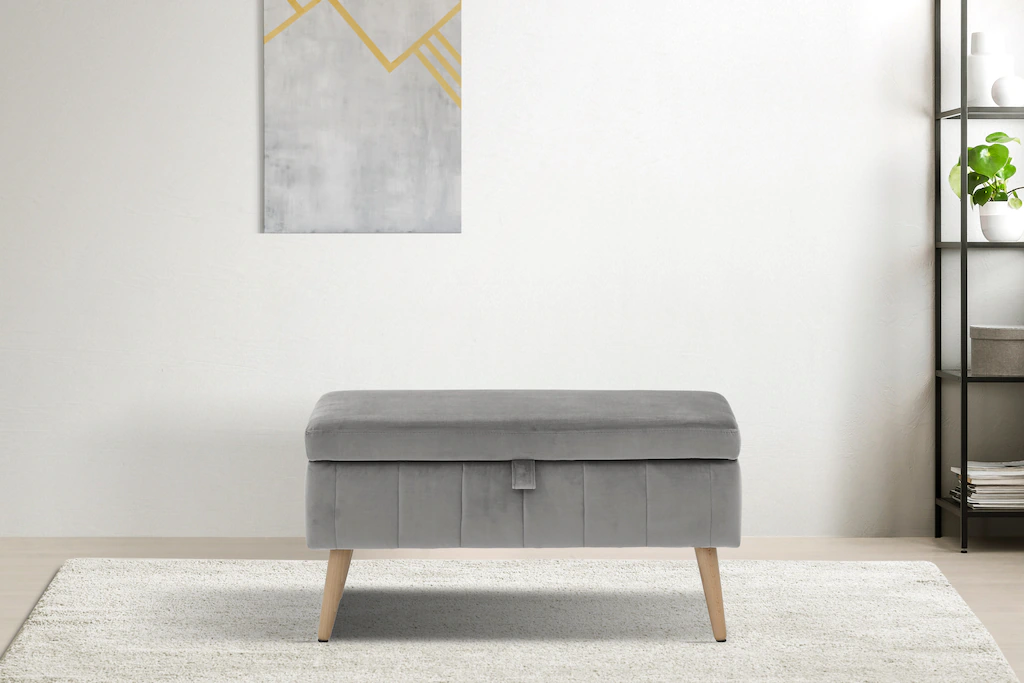 INOSIGN Truhenbank "AMIRA Sitzbank mit Stauraum, Maße B/T/H: 81/36/43 cm", günstig online kaufen