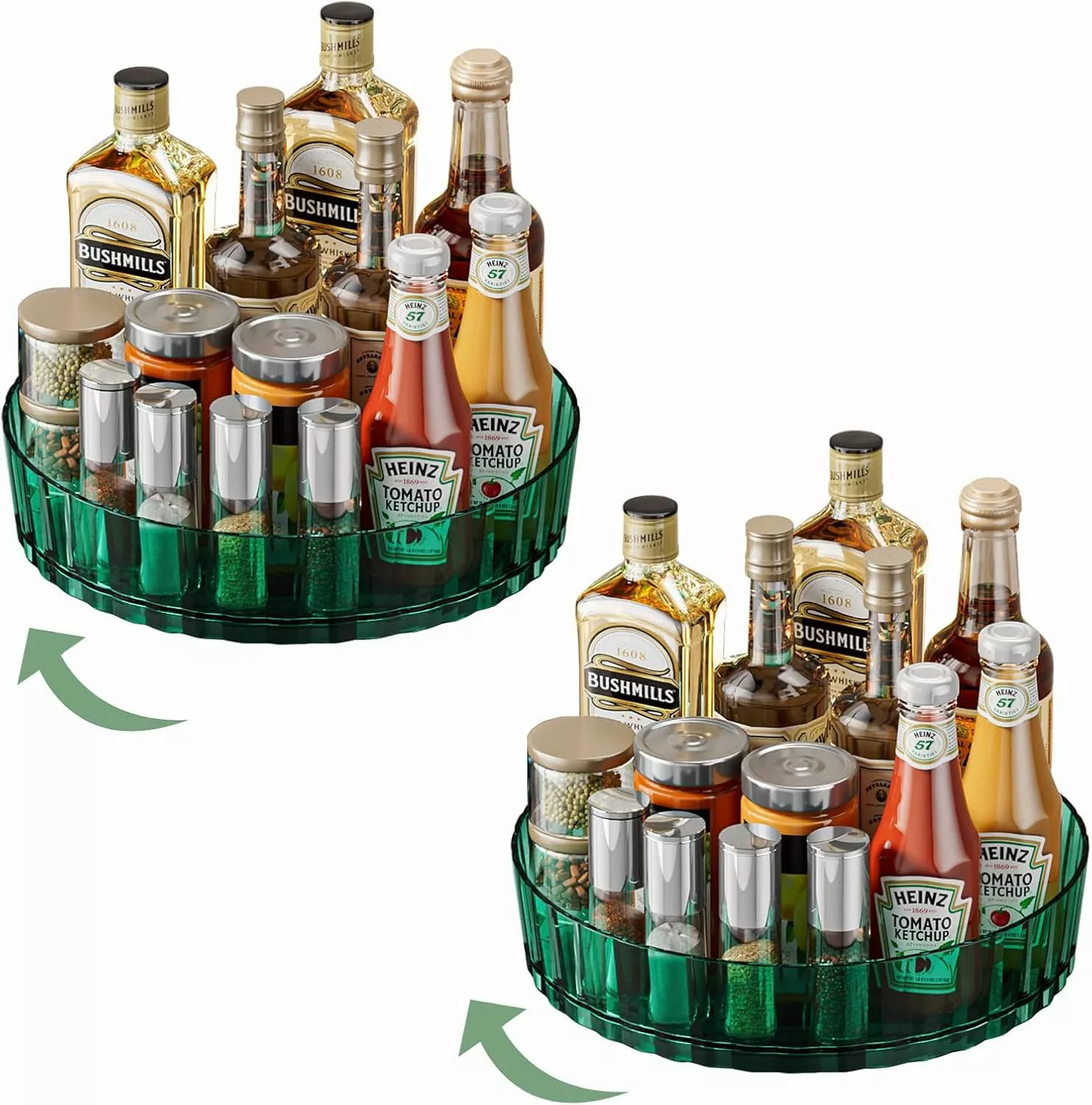 Coonoor Gewürzregal 360°Drehbares Gewürzregal,Drehteller organizer,drehbare günstig online kaufen
