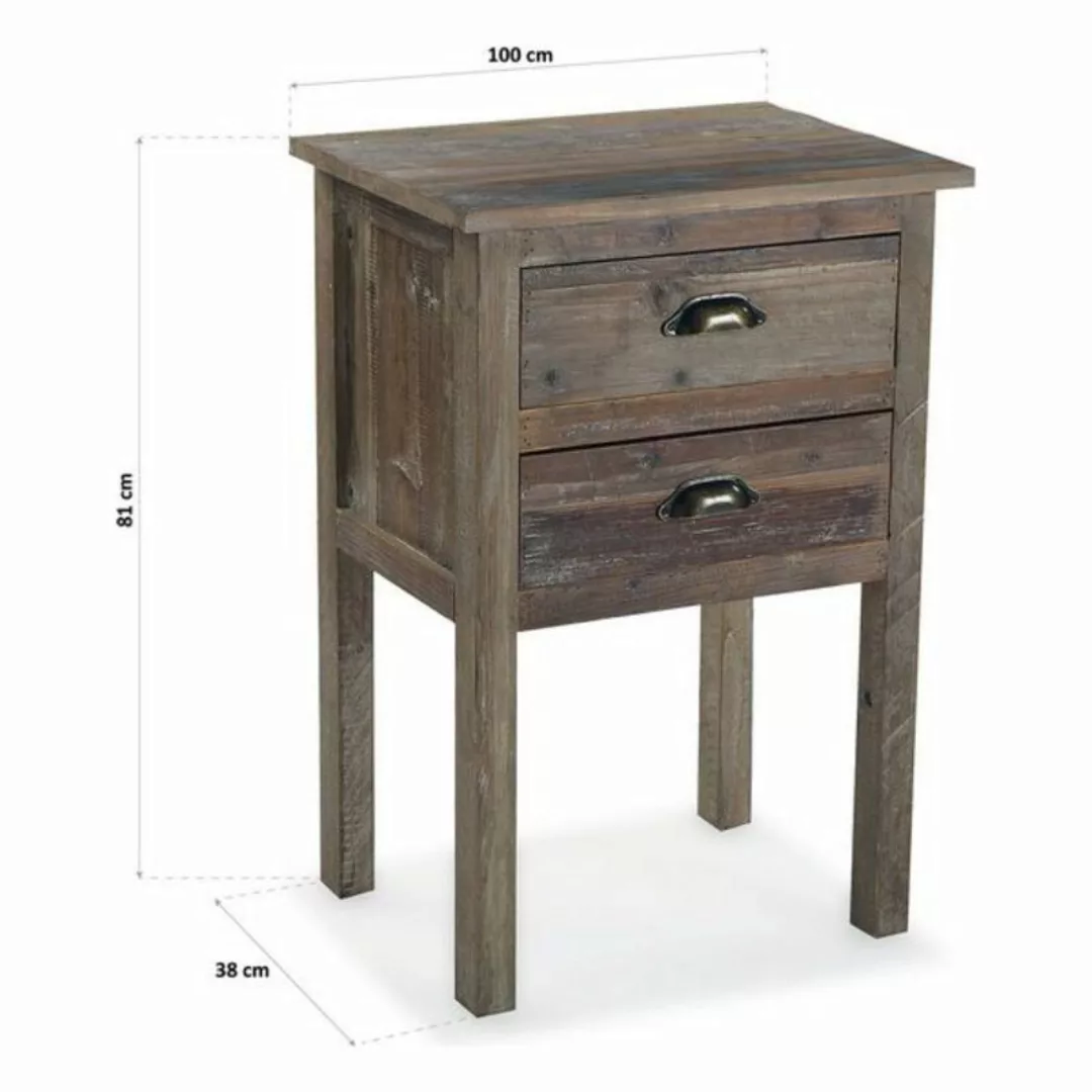 Nachttisch Norm Holz Mdf (36 X 71 X 48 Cm) günstig online kaufen