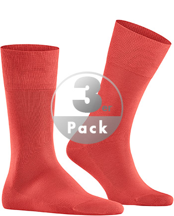 FALKE Tiago Herren Socken, 41-42, Orange, Uni, Baumwolle, 14662-865504 günstig online kaufen