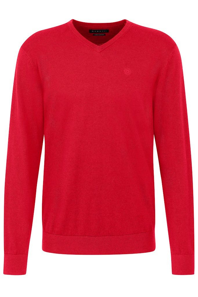 bugatti V-Ausschnitt-Pullover 7300-65520B günstig online kaufen