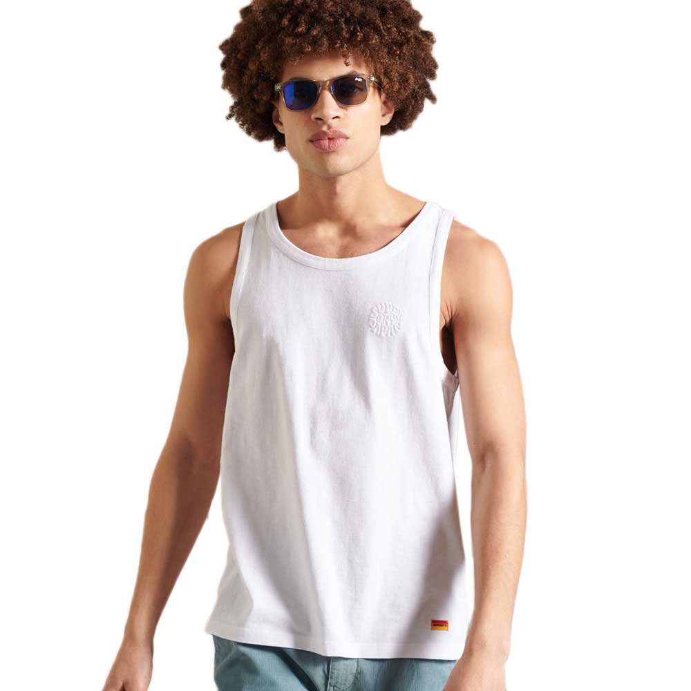 Superdry La Beach Ärmelloses T-shirt L Brilliant White günstig online kaufen