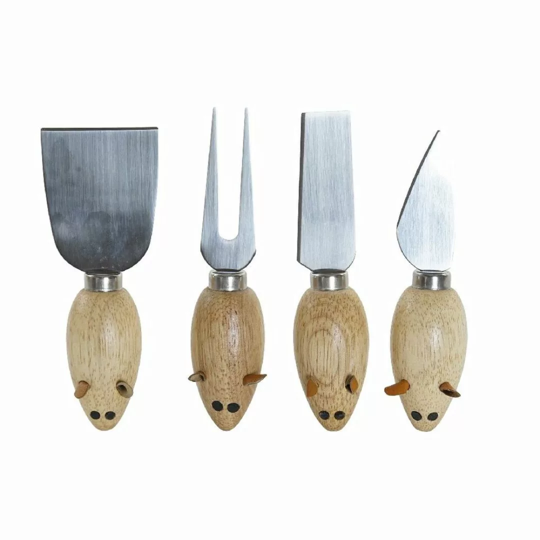 Küchenutensilien Set Dkd Home Decor Edelstahl Kiefer (4 Pcs) günstig online kaufen