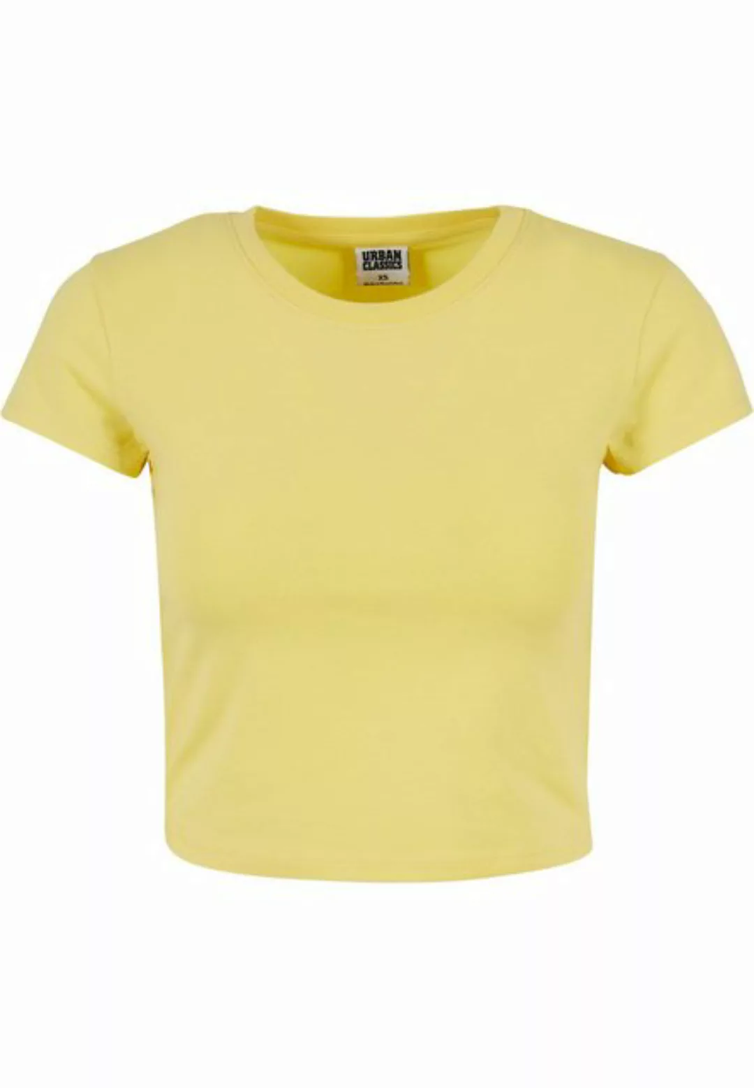 URBAN CLASSICS T-Shirt Urban Classics Damen Ladies Stretch Jersey Cropped T günstig online kaufen