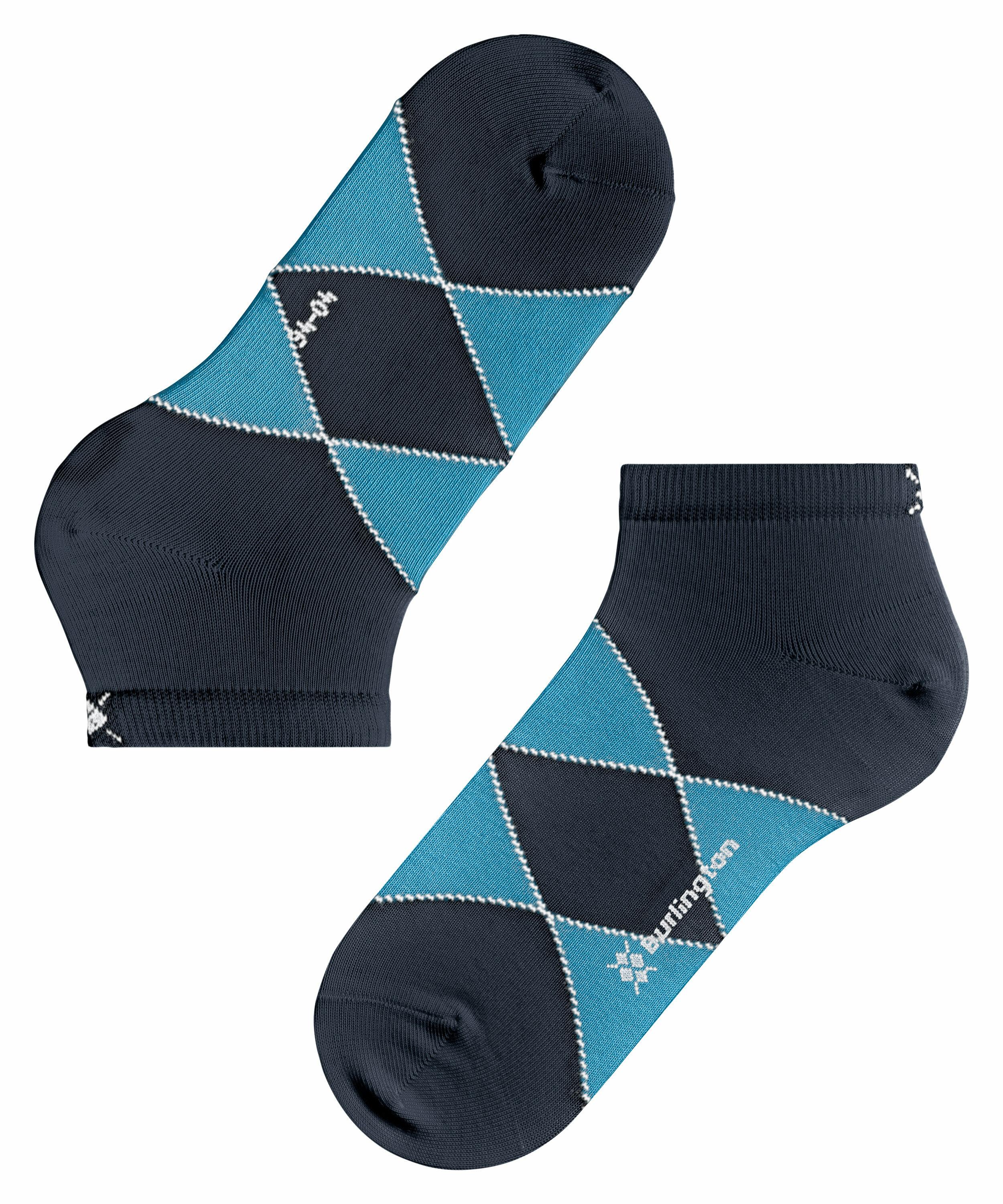 Burlington Kingston Herren Socken, 40-46, Blau, Raute, Baumwolle, 21943-612 günstig online kaufen