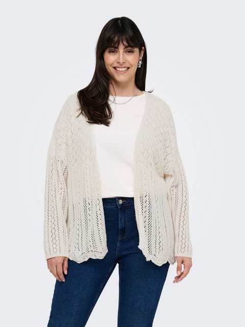 ONLY CARMAKOMA Strickjacke CARNOLA 7/8 LIFE OPEN CARDIGAN KNT NOOS günstig online kaufen