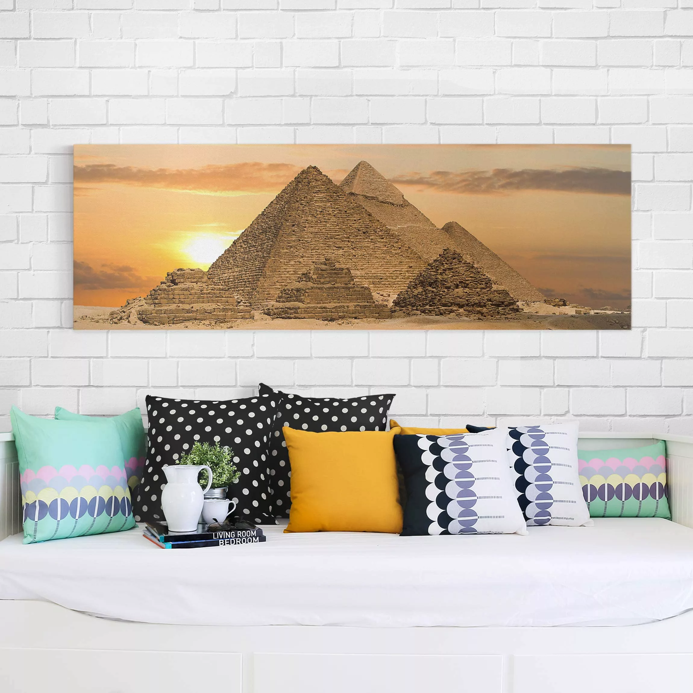 Leinwandbild Architektur & Skyline - Panorama Dream of Egypt günstig online kaufen