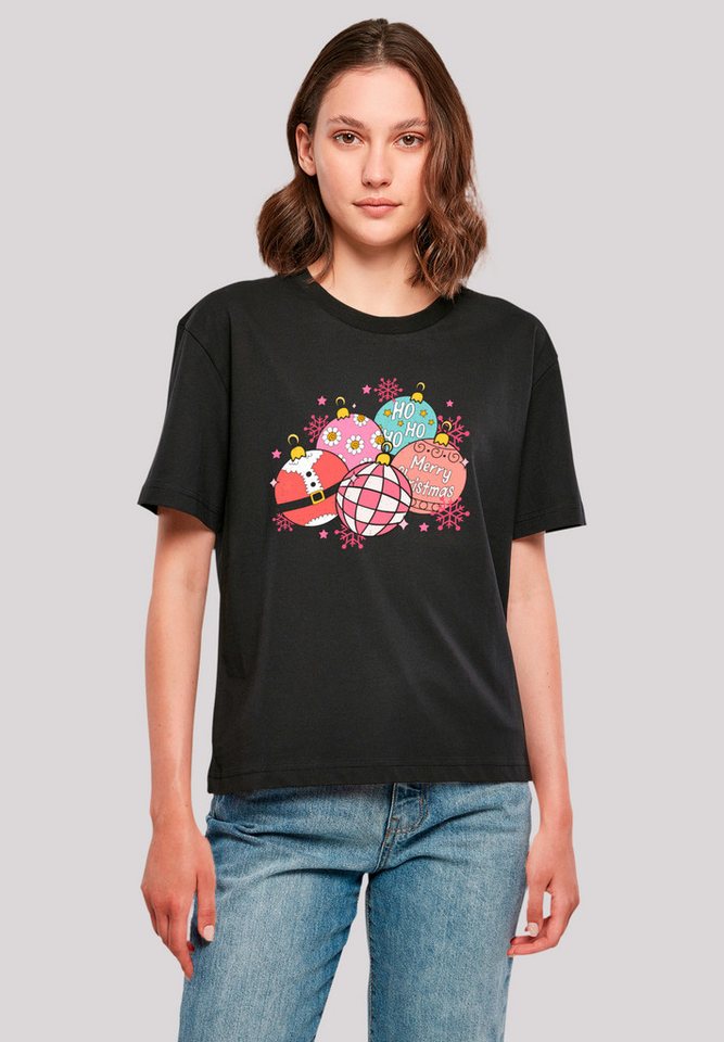 F4NT4STIC T-Shirt Pink Cute Weihnachten Tree Balls Premium Qualität, Weihna günstig online kaufen