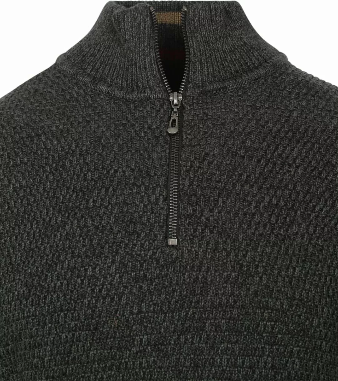 Suitable Half Zip Pullover Nexi Dunkelgrün - Größe L günstig online kaufen